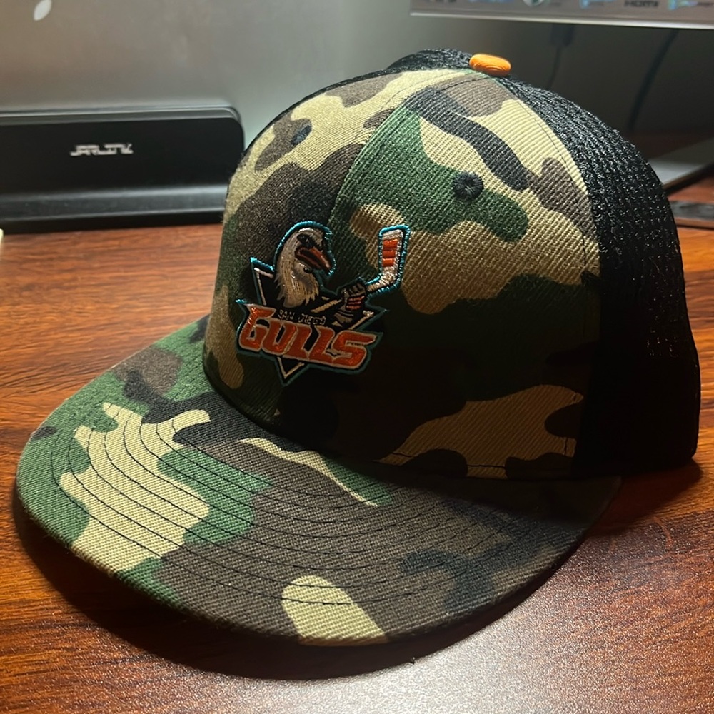 San Diego Gulls - Hockey Camo Hat
